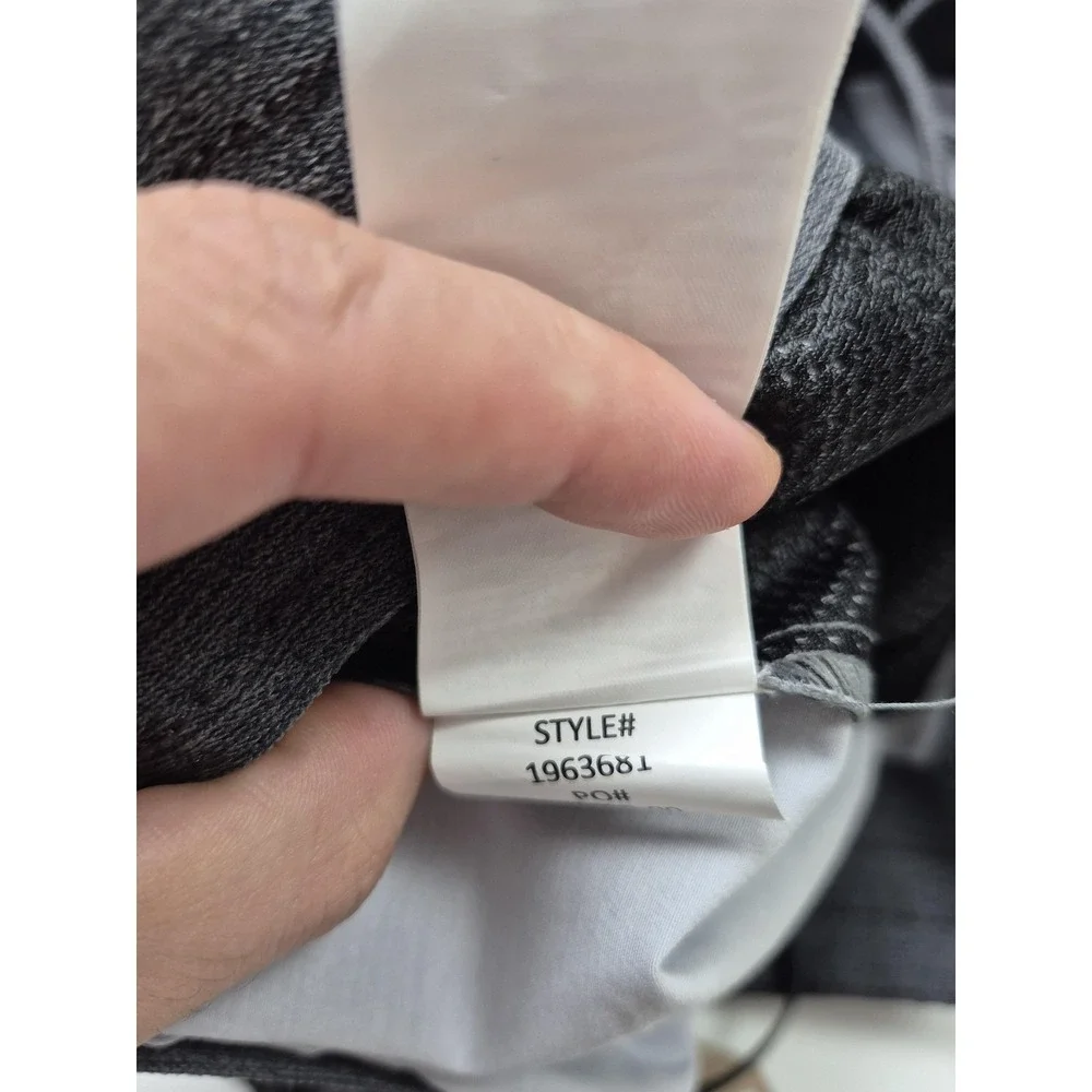 PrAna Slope Short Mens 2XL Gray 7 Inseam Ashy Kai Stripe Athletic Running Gym